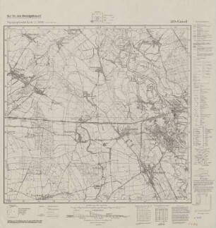5674 Cosel, Topographische Karte 1:25000 (4cm - Karte)