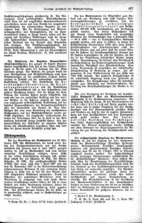 Reichsgesetzliche Regelung der Wanderarmenfürsorge [Fürsorgewesen]