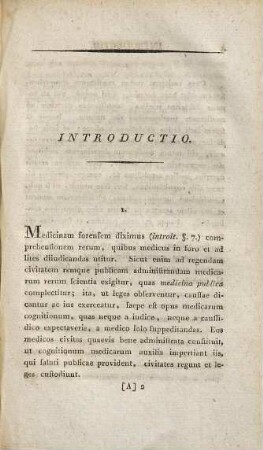 Curtii Sprengel Institutiones Medicae, 6,2. Institutiones medicinae forensis