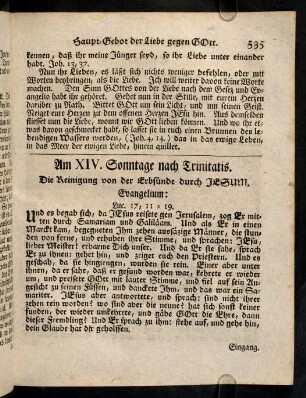 535-545, Am XIV. Sonntage nach Trinitatis