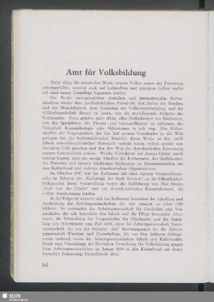 Amt für Volksbildung