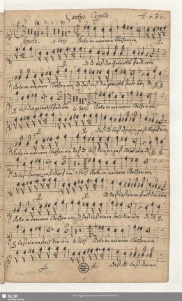 Cantus. Capella.