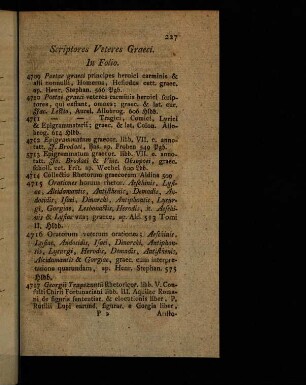 227-318, Scriptores Veteres Graeci.