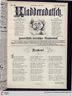 Hefte 31-34, Juli 1884