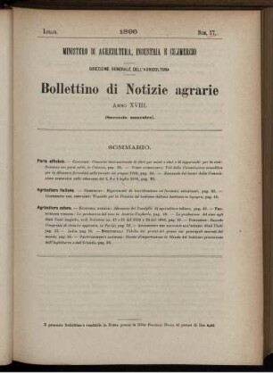 Luglio. Num. 27.