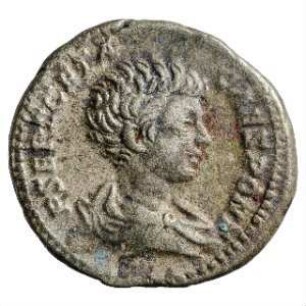 Münze, Denar, 200 - 202 n. Chr.