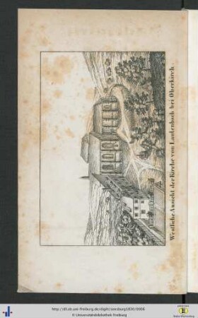 Abb.: Westliche Ansicht der Kirche.