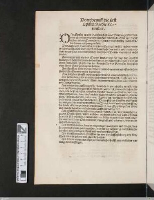 Die Erst Epistel Pauli An die Corinther