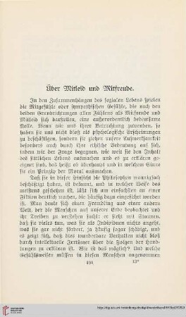 Über Mitleid und Mitfreude