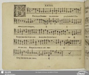 XXIIII Benedicam Dominum