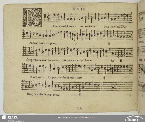 XXIIII Benedicam Dominum