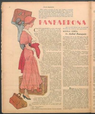 Fanfarrona : Novela corta de Aníbal Ravagnán