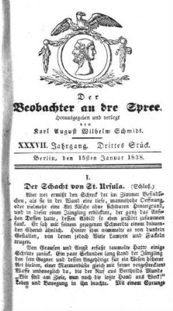 3. Stueck, 15. Januar 1838