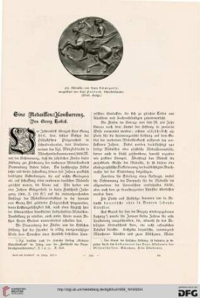 Eine Medaillen-Konkurrenz