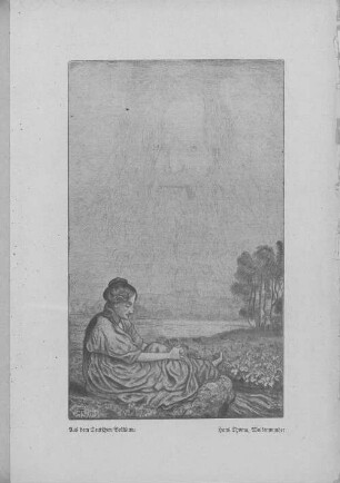 Aus dem Deutschen Volkstum Hans Thoma, Wolkenwunder