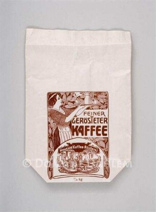 Papiertüte "Feiner Gerösteter Kaffee"