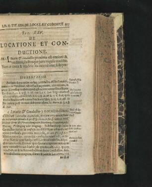 Tit. XXV. De Locatione Et Conductione.