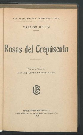 Rosas del crepúsculo