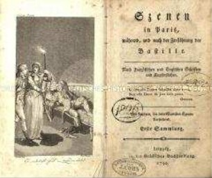 Dialogische Szenen über die Ereignisse um den Sturm auf die Bastille 1789