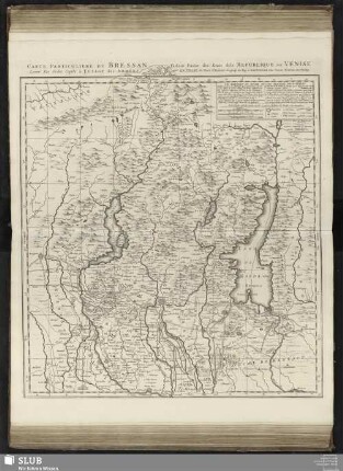 Carte Particuliere Du Bressan Faisant Partie des Etats dela Republique De Venise Leveé Par Ordre Exprès á Lusage des Armées En Italie &c.