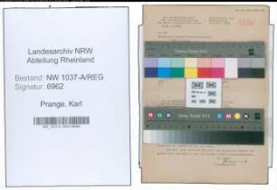 Entnazifizierung Karl Prange , geb. 11.08.1898 (Standesbeamter)