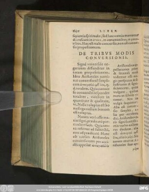 De Tribus Modis Conversionis.