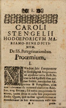 Hodoeporicum Mariano-Benedictinum, seu Historia de Imaginibus B. M. V. miraculis et peregrinationibus apud PP. Ordinis S. Benedicti per Orbem celebratis
