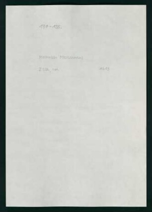 Testimonium ordinatioris der theol. Fakultät für den von der Stadt Amsterdam nach dort berufenen Heinrich Meissenius aus Amsterdam.