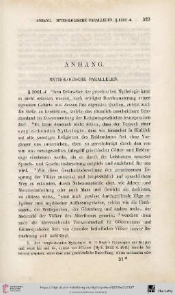 Anhang: Mythologische Parallelen