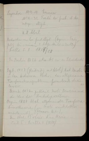 Über Niels Henrik Abel