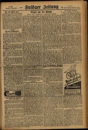 Zweite Ausgabe vom Sonntag, den 06. Juni 1926.
