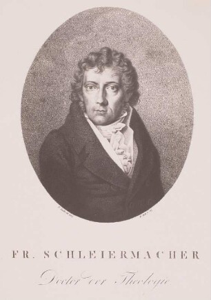Bildnis des Theologen und Philosophen Fridrich Schleiermacher