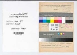 Entnazifizierung Anton Vielhauer, geb. 03.03.1911 (Arbeiter)