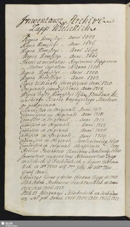 Inwentarz Archivi