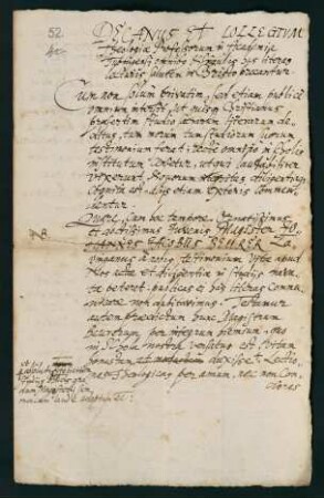 Testimonium der theol. Fakultät für Mag. Johann Jakob Beurer aus Lauingen.