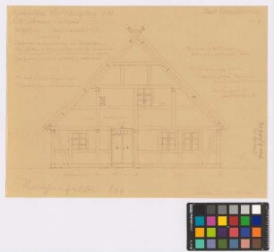 Reichenfelde (Kreis Königsberg/Neumark): Hof Johannes Stargard. Wohnhaus (Westansicht)