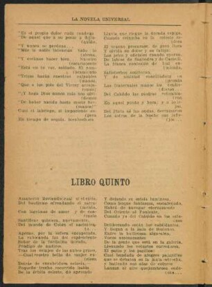 Libro quinto