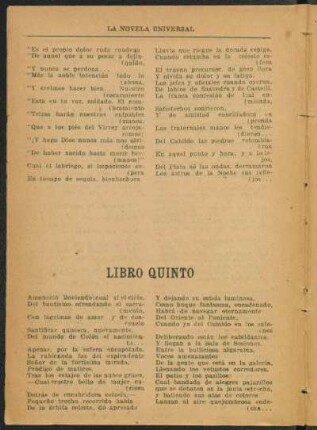 Libro quinto