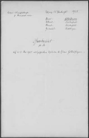Göttelfingen mit Erzgrube, Hochdorf (Seewald) und Schernbach: Pfarrbericht 1925