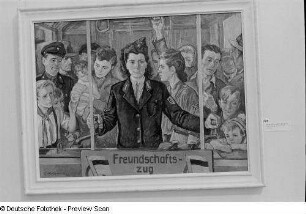 Reproduktion des Ölgemäldes "Auf verantwortungsvollem Posten" von Georg Kretzschmar