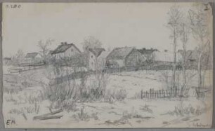 Berlin-Zehlendorf: Schönow (Skizzenbuch Ernst Morgenstern, Beilage)