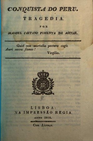 Conquista do Peru : Tragedia