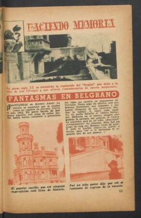 Haciendo memoria: Fantasmas en Belgrano