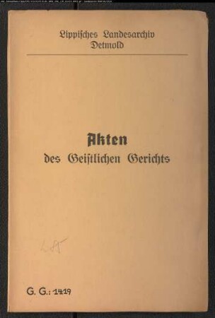 Geßke (Geißke) Pottharst in Talle, eheliche Tochter von Arndt Pottharst gegen Ebbert Freytag (Freitagh, Freitag) zu Rentorf, wegen einer Eheklage