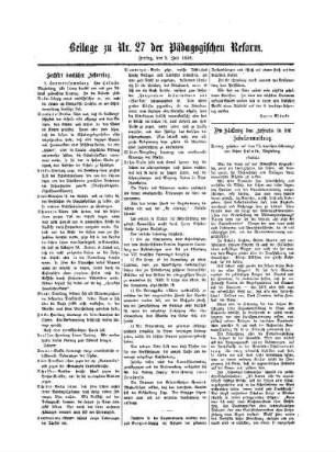 Die Stellung des Lehrers in der Schulverwaltung : Beilage zu No. 27 der Pädagogischen Reform