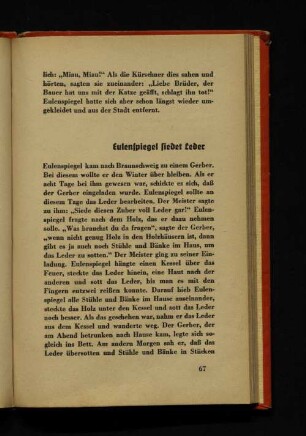 Eulenspiegel siedet Leder
