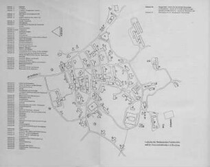 Lageplan der Medizinischen Fachbereiche und der Universitätskliniken in Homburg
