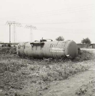Braunkohle, Espenhain, Kessel eines Wasserwagens