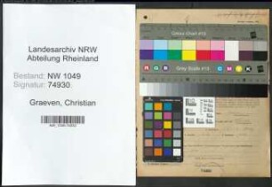 Entnazifizierung Christian Graeven , geb. 30.06.1903 (Elektriker)