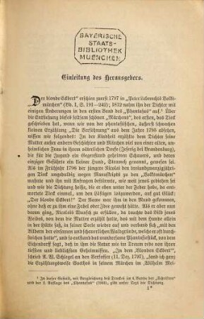 Tiecks Werke, 2. [Märchen, Novellen]